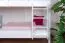 Stockbett 90 x 190 cm | Massivholz: Buche | Weiß Lackiert | umbaubar in zwei Einzelbetten | Premium-Qualität | inkl. Rollroste Abbildung