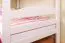 Massivholz Stockbett für Kinder und Jugendliche | Matratzenmaß: 90 x 200 cm | Weiß Lackiert | umbaubar in 2 Einzelbetten | Premium-Qualität | inkl. Rollroste Abbildung