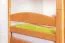 Funktions-Etagenbett 90 x 200 cm mit 2 Schubladen als Stauraum | Massivholz: Buche | Natur Lackiert | umbaubar in zwei Einzelbetten | Premium-Qualität | inkl. Rollroste Abbildung