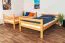 Etagenbett 120 x 200 cm | umbaubar in zwei Einzelbetten | Massivholz: Buche | Natur Lackiert| Premium-Qualität | inkl. Rollroste Abbildung