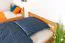 Etagenbett 120 x 200 cm | umbaubar in zwei Einzelbetten | Massivholz: Buche | Natur Lackiert| Premium-Qualität | inkl. Rollroste Abbildung
