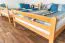 Kinder-Etagenbett 160 x 200 cm (umbaubar) | Massivholz: Buche | Natur Lackiert | umbaubar in 2 Einzelbetten | inkl. Rollroste Abbildung