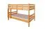 Etagenbett 120 x 200 cm | umbaubar in zwei Einzelbetten | Massivholz: Buche | Natur Lackiert| Premium-Qualität | inkl. Rollroste Abbildung