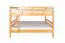 Kinder-Etagenbett 160 x 200 cm (umbaubar) | Massivholz: Buche | Natur Lackiert | umbaubar in 2 Einzelbetten | inkl. Rollroste Abbildung