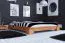 Massivholzbett | 160 x 200 cm | Kernbuche | Geölt | Natur Abbildung