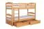 Funktions-Etagenbett 90 x 200 cm mit 2 Schubladen als Stauraum | Massivholz: Buche | Natur Lackiert | umbaubar in zwei Einzelbetten | Premium-Qualität | inkl. Rollroste Abbildung