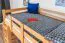 Hochbett 120 x 190 cm | Massivholz: Buche | Natur Lackiert | umbaubar in Einzelbett | Premium-Qualität | inkl. Rollrost Abbildung