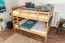 Kinder-Etagenbett 160 x 200 cm (umbaubar) | Massivholz: Buche | Natur Lackiert | umbaubar in 2 Einzelbetten | inkl. Rollroste Abbildung