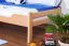 Kinderbett 90 x 190 cm | Massivholz: Buche | Natur Lackiert Abbildung