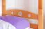 Funktions-Stockbett 90 x 200 cm mit 2 Schubladen als Stauraum | Massivholz: Buche | Natur Lackiert | umbaubar in zwei Einzelbetten | Premium-Qualität | inkl. Rollroste Abbildung