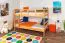 Etagenbett 120 x 200 cm | umbaubar in zwei Einzelbetten | Massivholz: Buche | Natur Lackiert| Premium-Qualität | inkl. Rollroste Abbildung