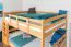 Kinder-Etagenbett 160 x 200 cm (umbaubar) | Massivholz: Buche | Natur Lackiert | umbaubar in 2 Einzelbetten | inkl. Rollroste Abbildung