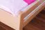 Kinderbett 90 x 190 cm | Massivholz: Buche | Natur Lackiert Abbildung