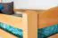 Kinderetagenbett inkl. Stauraum (2 Schubladen) | 90 x 200 cm | Massivholz: Buche | Natur Lackiert | umbaubar in 2 Einzelbetten | Premium-Qualität | inkl. Rollroste Abbildung