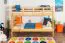 Kinderstockbett 90 x 200 cm | Massivholz: Buche | Natur Lackiert | umbaubar in 2 Einzelbetten | Premium-Qualität | inkl. Rollroste Abbildung