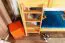 Kinderstockbett 90 x 190 cm | Massivholz: Buche | Natur Lackiert | umbaubar in 2 Einzelbetten | Premium-Qualität | inkl. Rollroste Abbildung