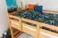 Jugendstockbett 120 x 190 cm | Massivholz: Buche | Natur Lackiert | umbaubar in 2 Einzelbetten | Premium-Qualität | inkl. Rollroste Abbildung