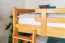 Großes Etagenbett für Jugendliche 160 x 200 cm | Massivholz: Buche | Natur Lackiert | umbaubar in 2 Einzelbetten | inkl. Rollroste Abbildung