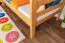Kinderstockbett 90 x 200 cm | Massivholz: Buche | Natur Lackiert | umbaubar in 2 Einzelbetten | Premium-Qualität | inkl. Rollroste Abbildung