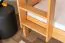Kinderstockbett 90 x 200 cm | Massivholz: Buche | Natur Lackiert | umbaubar in 2 Einzelbetten | Premium-Qualität | inkl. Rollroste Abbildung