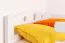 Jugendstockbett 90 x 200 cm | Massivholz: Buche | Weiß Lackiert | umbaubar in 2 Einzelbetten | Premium-Qualität | inkl. Rollroste Abbildung