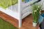 Kinderstockbett 140 x 200 cm | Massivholz: Buche | Weiß Lackiert | umbaubar in 2 Einzelbetten | Premium-Qualität | inkl. Rollroste Abbildung