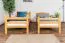 Jugendetagenbett 90 x 190 cm | Massivholz: Buche | Natur Lackiert | umbaubar in 2 Einzelbetten | Premium-Qualität | inkl. Rollroste Abbildung