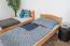 Jugendetagenbett 90 x 190 cm | Massivholz: Buche | Natur Lackiert | umbaubar in 2 Einzelbetten | Premium-Qualität | inkl. Rollroste Abbildung