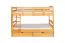 Kinderetagenbett inkl. Stauraum (2 Schubladen) | 90 x 200 cm | Massivholz: Buche | Natur Lackiert | umbaubar in 2 Einzelbetten | Premium-Qualität | inkl. Rollroste Abbildung