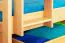 Kinderetagenbett inkl. Stauraum (2 Schubladen) für Mädchen und Jungen | 90 x 200 cm | Massivholz: Buche | Natur Lackiert | umbaubar in 2 Einzelbetten | Premium-Qualität | inkl. Rollroste Abbildung