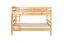 Jugendetagenbett 90 x 190 cm | Massivholz: Buche | Natur Lackiert | umbaubar in 2 Einzelbetten | Premium-Qualität | inkl. Rollroste Abbildung