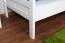 Jugendetagenbett 90 x 190 cm | Massivholz: Buche | Weiß Lackiert | umbaubar in 2 Einzelbetten | Premium-Qualität | inkl. Rollroste Abbildung
