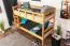 Jugendstockbett 90 x 190 cm | Massivholz: Buche | Natur Lackiert | umbaubar in 2 Einzelbetten | Premium-Qualität | inkl. Rollroste Abbildung