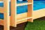 Jugendetagenbett 90 x 200 cm | Massivholz: Buche | Natur Lackiert | umbaubar in 2 Einzelbetten | Premium-Qualität | inkl. Rollroste Abbildung