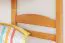 Kinderstockbett 90 x 200 cm | Massivholz: Buche | Natur Lackiert | umbaubar in 2 Einzelbetten | Premium-Qualität | inkl. Rollroste Abbildung