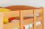 Kinderstockbett 90 x 200 cm | Massivholz: Buche | Natur Lackiert | umbaubar in 2 Einzelbetten | Premium-Qualität | inkl. Rollroste Abbildung