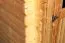 Holz-Gartenhütte 2,2 x 2,2 Meter (inkl. Dach) | Naturbelassen | Satteldach Abbildung
