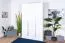 137 cm breiter Kleiderschrank mit 3 Türen | Farbe: Weiß Abbildung