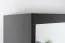 250 cm breiter Schiebetürenschrank mit 3 Türen | 10 Fächer | 2 Kleiderstangen | Farbe: Schwarz Abbildung