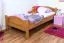Kinderbett 100 x 200 cm | Massivholz: Buche | Erle Lackiert Abbildung