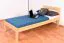 Kinderbett 90 x 200 cm | Massivholz: Kiefer | Natur Lackiert Abbildung
