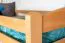 Etagenbett mit Stauraum / 2 Schubladen für Kinder 90 x 200 cm | Massivholz: Buche | Natur Lackiert | umbaubar in 2 Einzelbetten | Premium-Qualität | inkl. Rollroste Abbildung