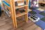 Hochbett für Jugendliche 120 x 190 cm | Massivholz: Buche | Natur Lackiert | umbaubar in Einzelbett | Premium-Qualität | inkl. Rollrost Abbildung