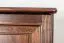 Kleiderschrank | 2 Drehtüren | 2 Schubladen | 1 Fach | mit Kleiderstange | 80 cm breit | Massivholz | Farbe: Nuss Abbildung