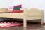 Kinderbett 90 x 200 cm | Massivholz: Buche | Natur Lackiert Abbildung