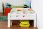 Bettrahmen für Kinder / Kinderbett 90 x 190 cm | Massivholz: Buche | Weiß Lackiert | besonders hohe Qualität Abbildung