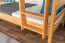 Stockbett für Kinder 90 x 190 cm | Massivholz: Buche | Natur Lackiert | umbaubar in 2 Einzelbetten | inkl. Rollroste Abbildung
