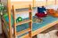 Stockbett für Kinder 90 x 190 cm | Massivholz: Buche | Natur Lackiert | umbaubar in 2 Einzelbetten | inkl. Rollroste Abbildung