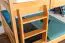 Etagenbett für Kinder 120 x 200 cm | Massivholz: Buche | Natur Lackiert | umbaubar in 2 Einzelbetten | inkl. Rollroste Abbildung