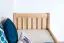 Kinderbett 80 x 200 cm | Massivholz: Buche | Natur Lackiert Abbildung